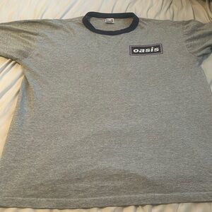 Vintage Grey Oasis Ringer shirt XL
